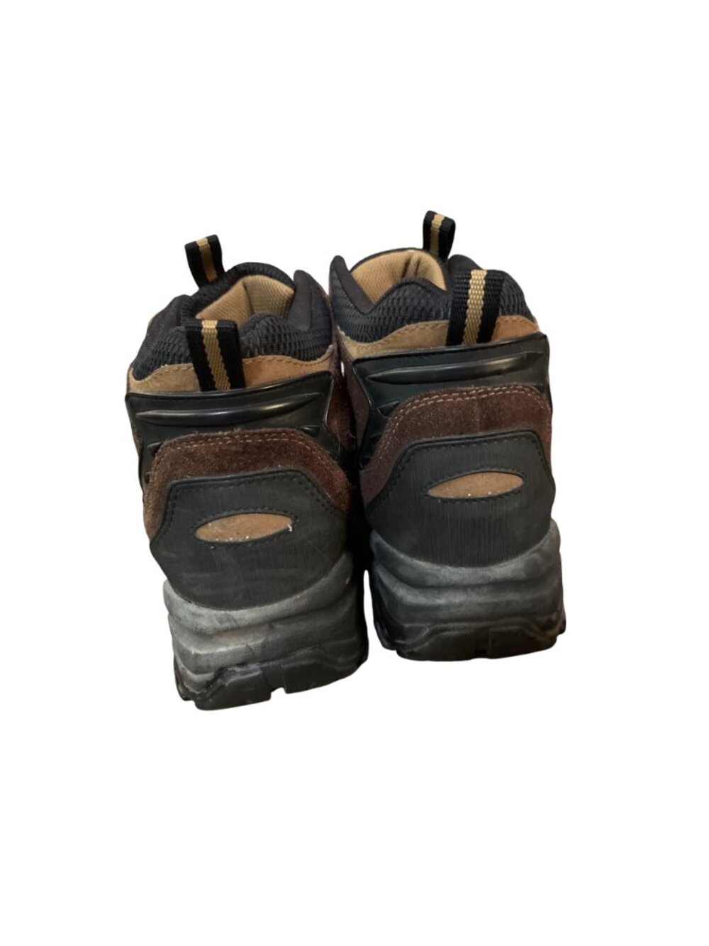 Earth Shoes Border Mens 12 Brown Black Leather Waterproof Hiking Boots 574976 Us - Picture 4 of 14